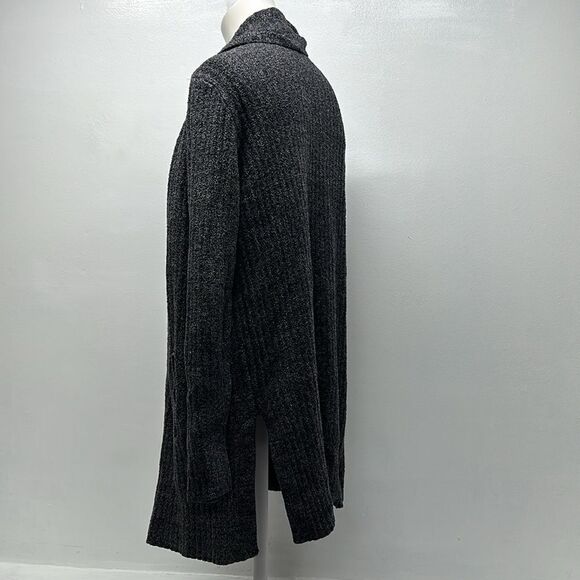 Barefoot Dreams Circle Cardigan Cozy Chic Lite Knit Open Front Gray Size Medium - Picture 7 of 10